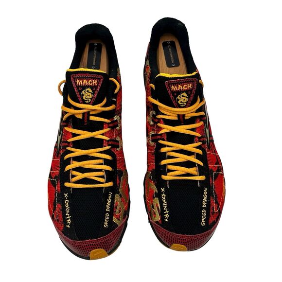 Brooks Mach Speed Dragon X Country Cross Country Shoes Spikes Mens Size 9 Red - Picture 5 of 12